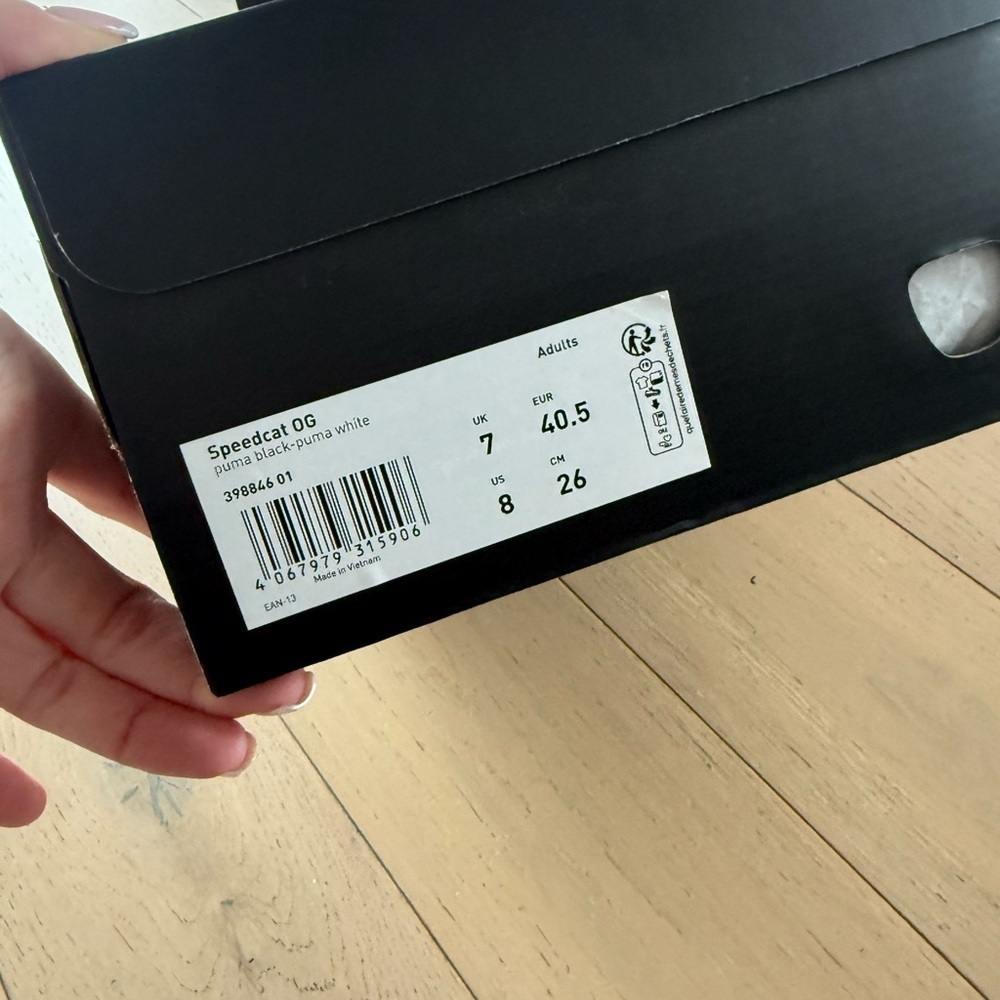 Puma Black and Cream Men's Sneakers - Picture 5 of 5